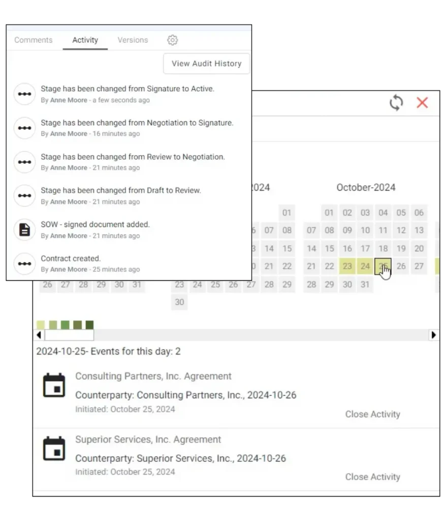 Malbek automates critical contract management workflows.