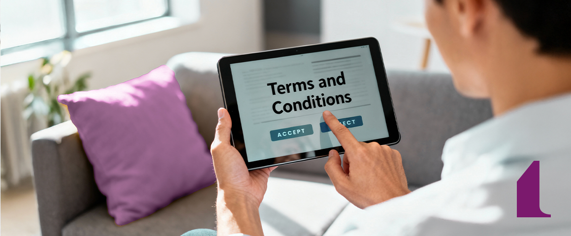 terms and conditions example - blog template